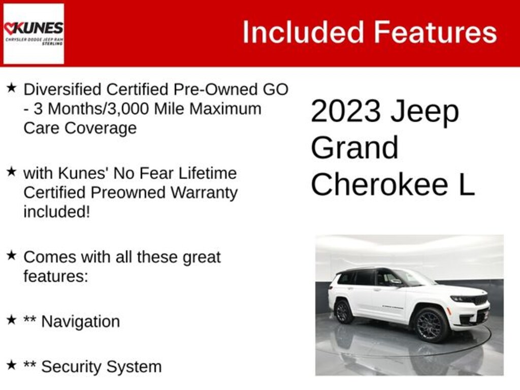 Certified 2023 Jeep Grand Cherokee L Summit SUV