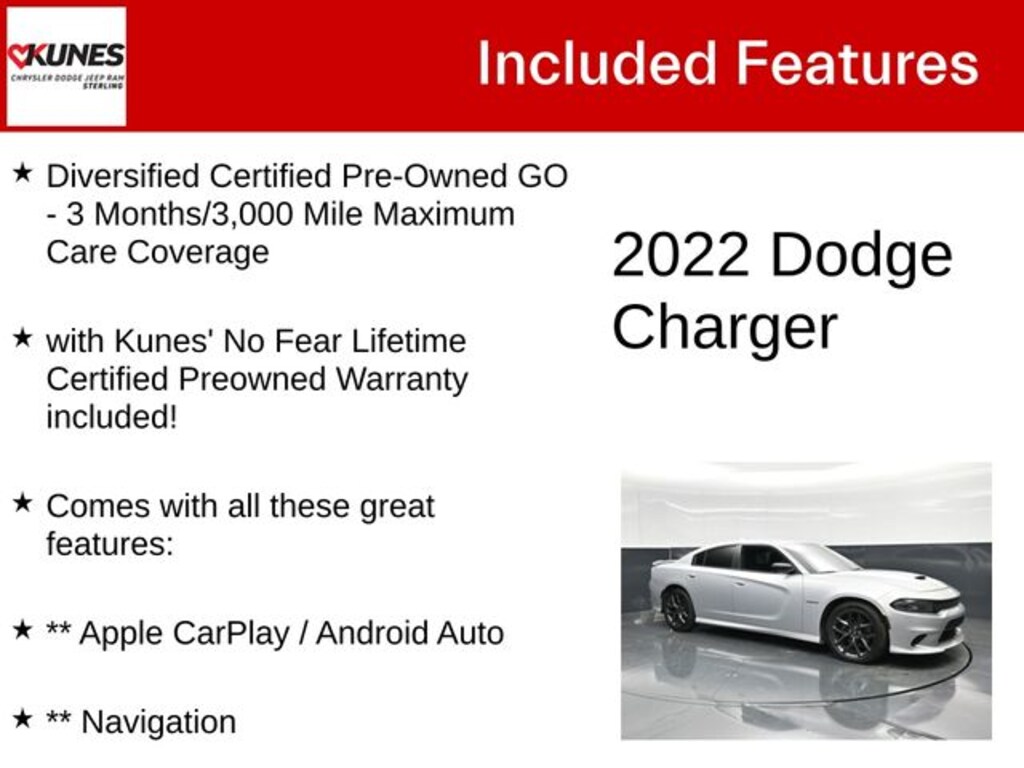 Certified 2022 Dodge Charger R/T Sedan