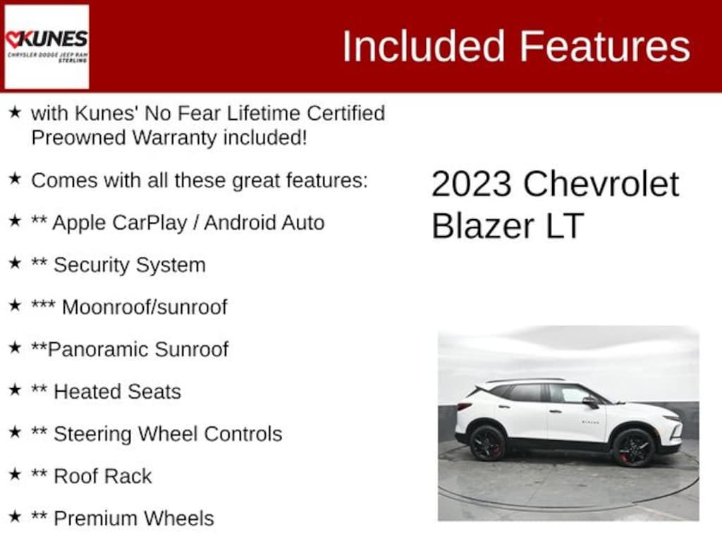 Used 2023 Chevrolet Blazer LT SUV