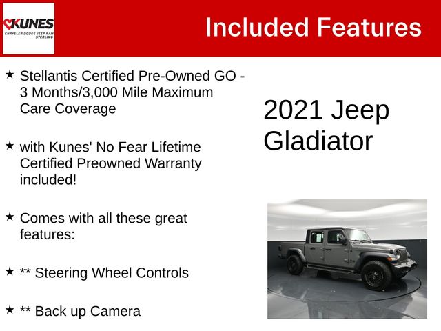 Used 2021 Jeep Gladiator Sport Truck