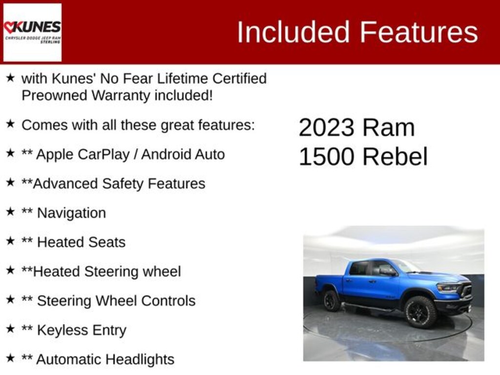 Used 2023 Ram 1500 Rebel Truck
