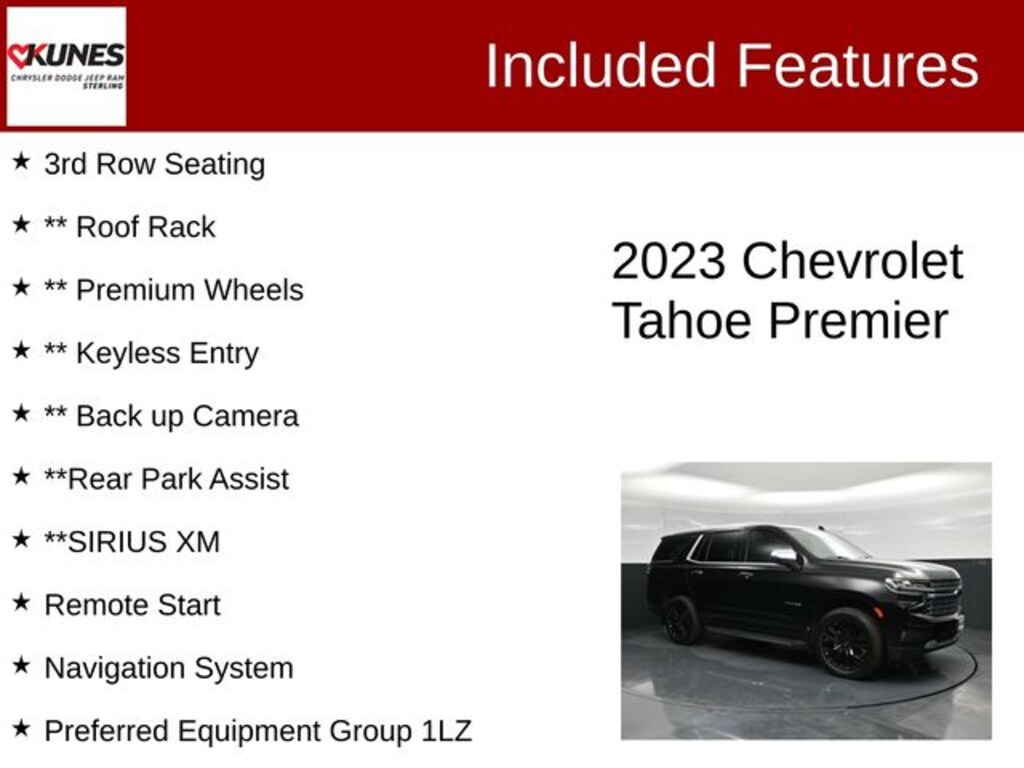 Used 2023 Chevrolet Tahoe Premier SUV