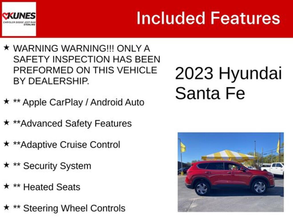 Used 2023 Hyundai Santa Fe SEL SUV