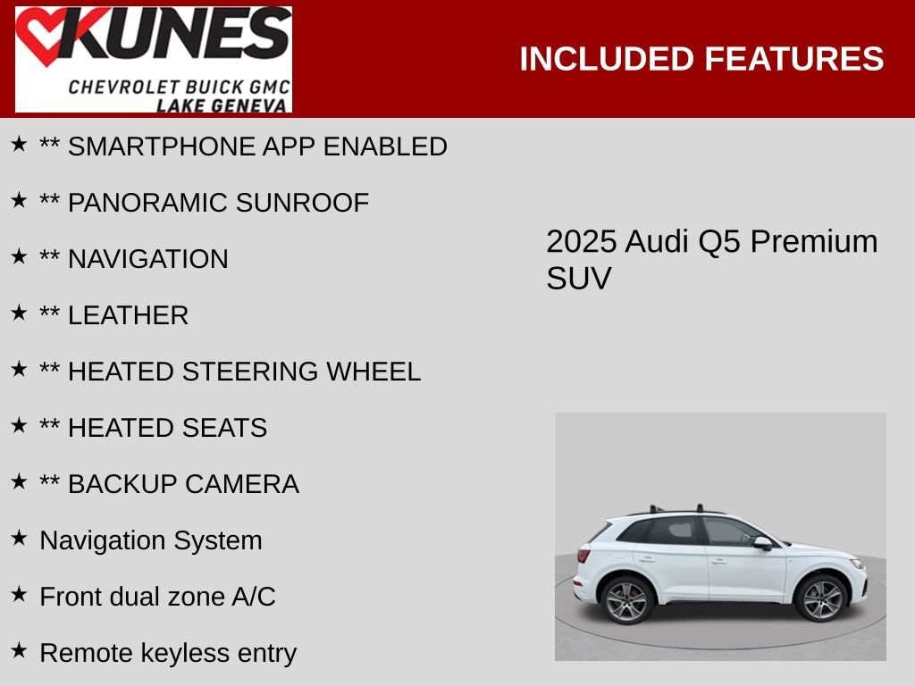Used 2025 Audi Q5 S Line Premium