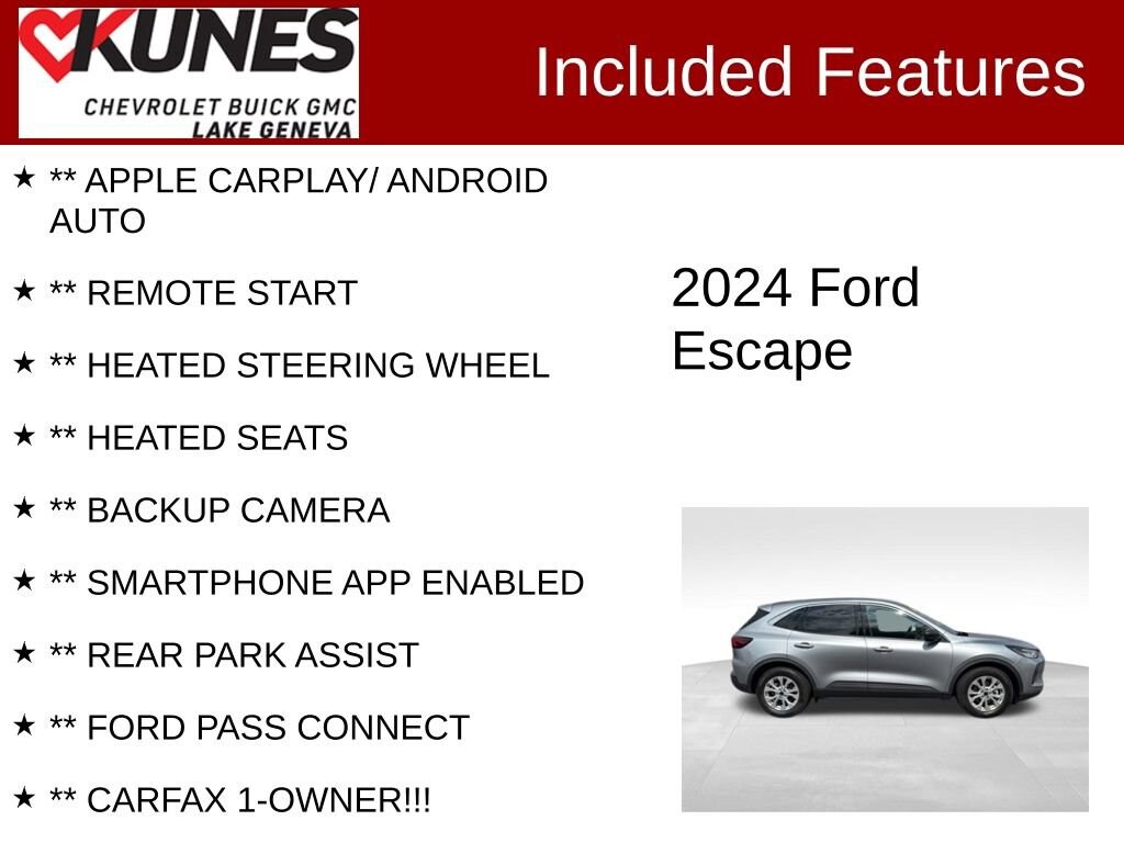 Used 2024 Ford Escape Active