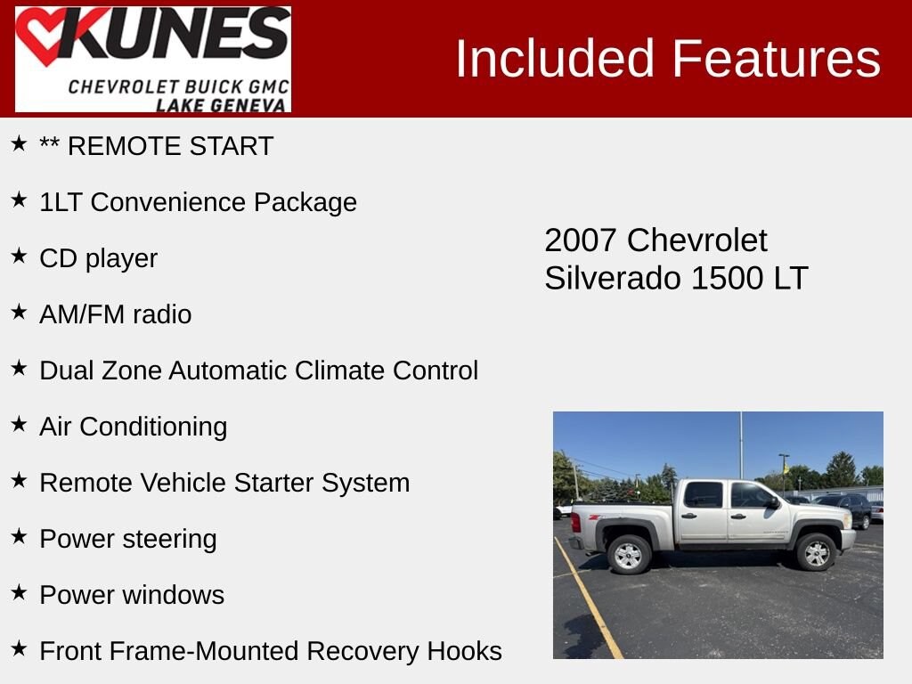 Used 2007 Chevrolet Silverado 1500 LT w/1LT Truck