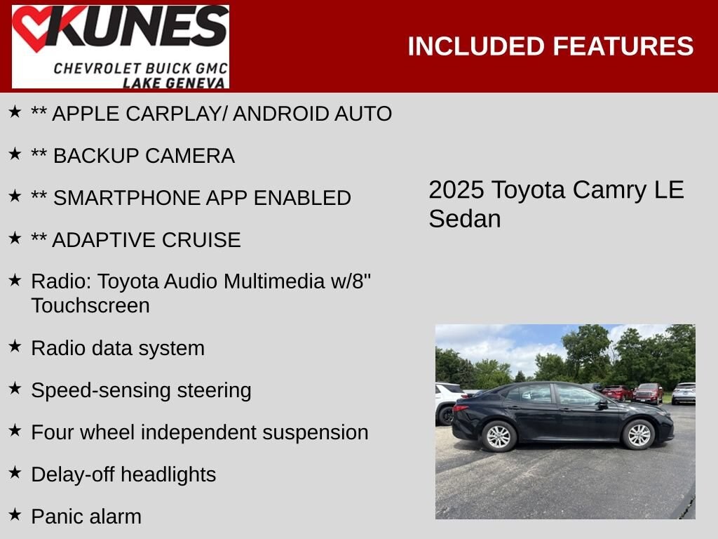 Used 2025 Toyota Camry LE