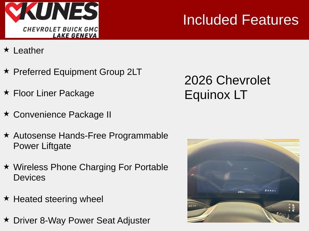 New 2026 Chevrolet Equinox LT SUV