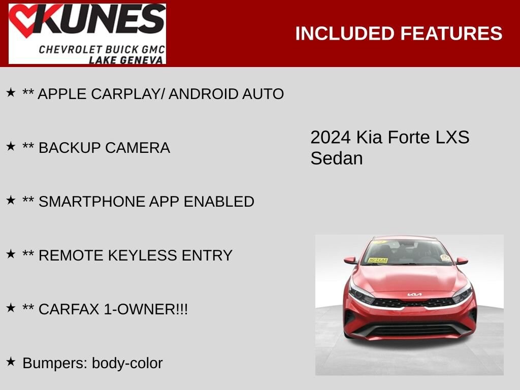 Used 2024 Kia Forte LXS