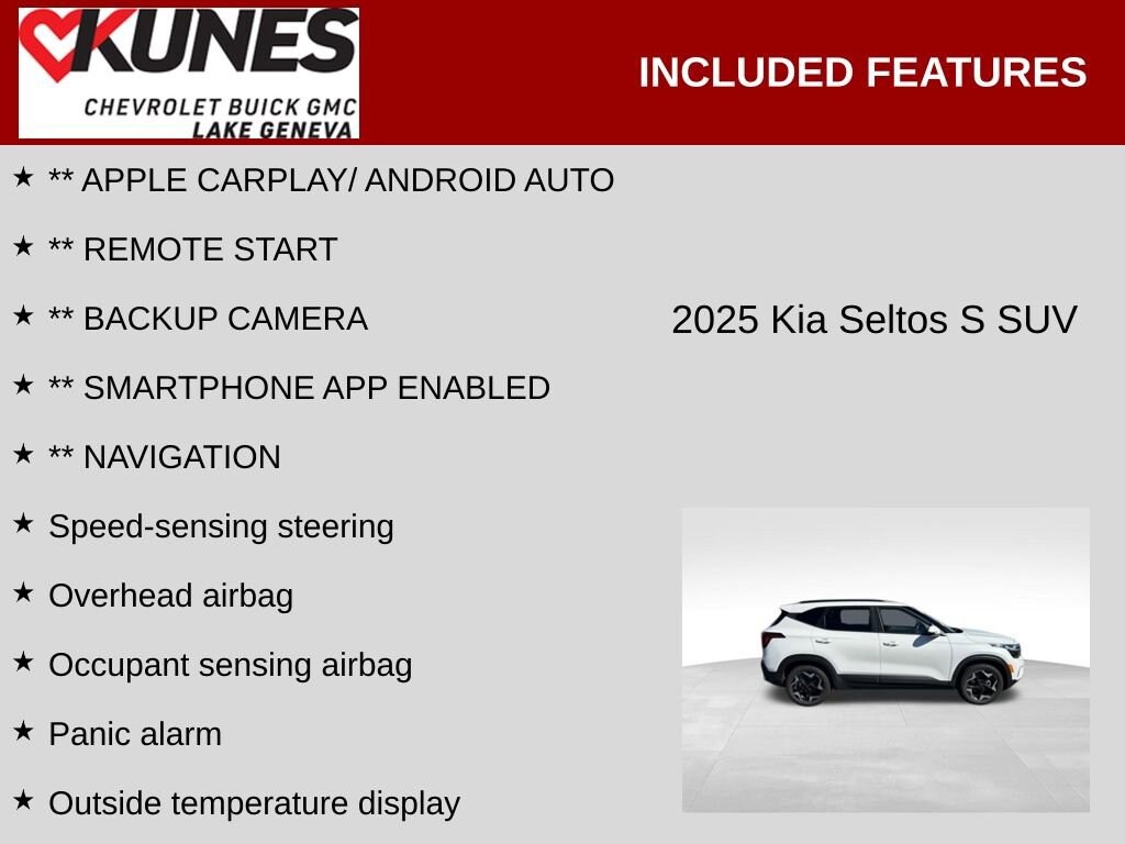 Used 2025 Kia Seltos S