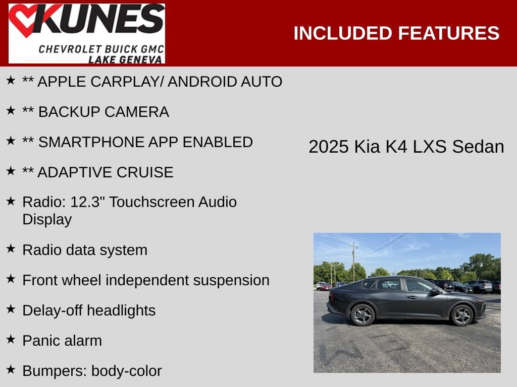 Used 2025 Kia K4 LXS
