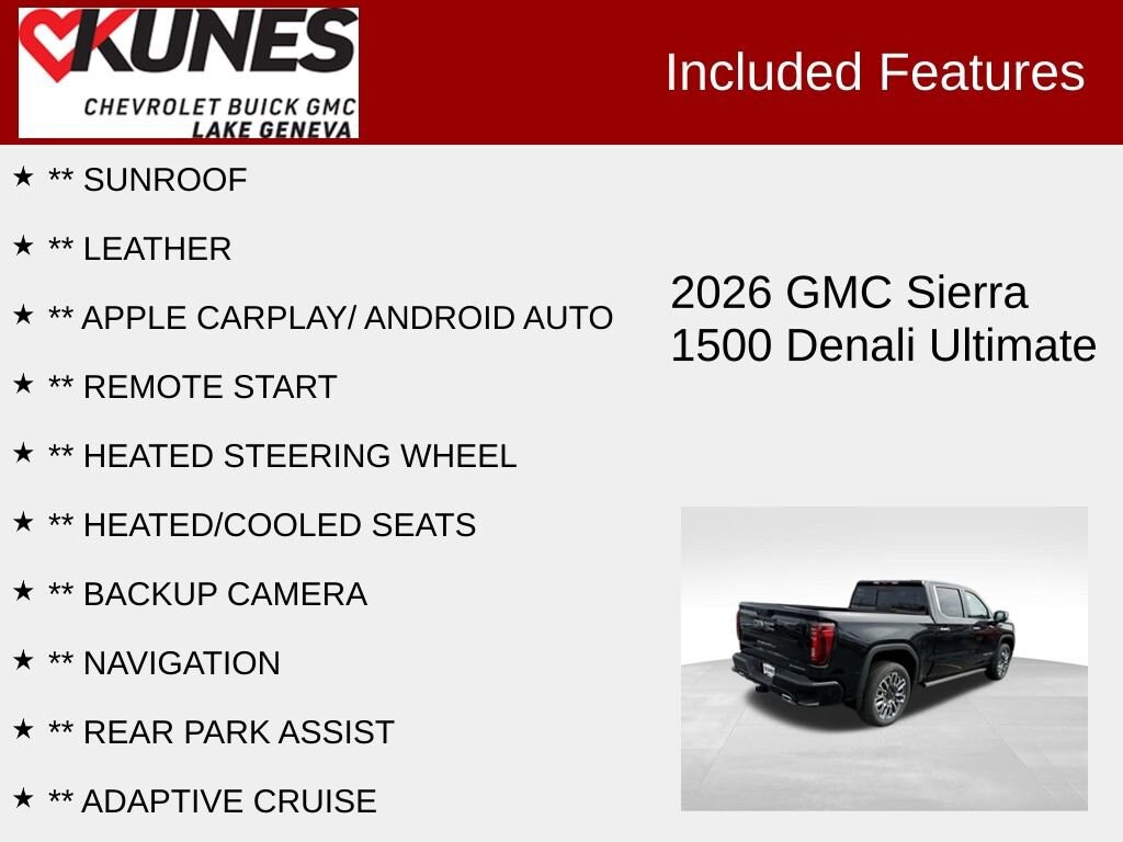 New 2026 GMC Sierra 1500 Denali Ultimate Truck