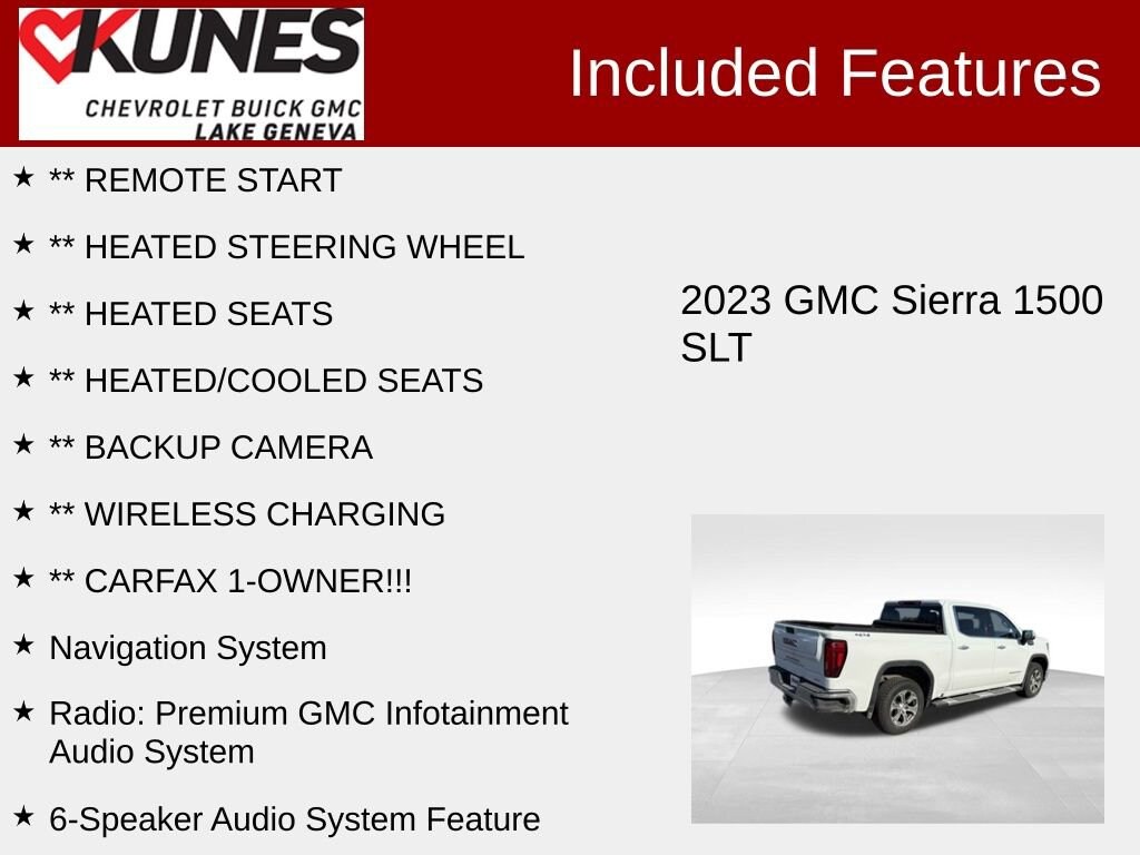 Used 2023 GMC Sierra 1500 SLT Truck