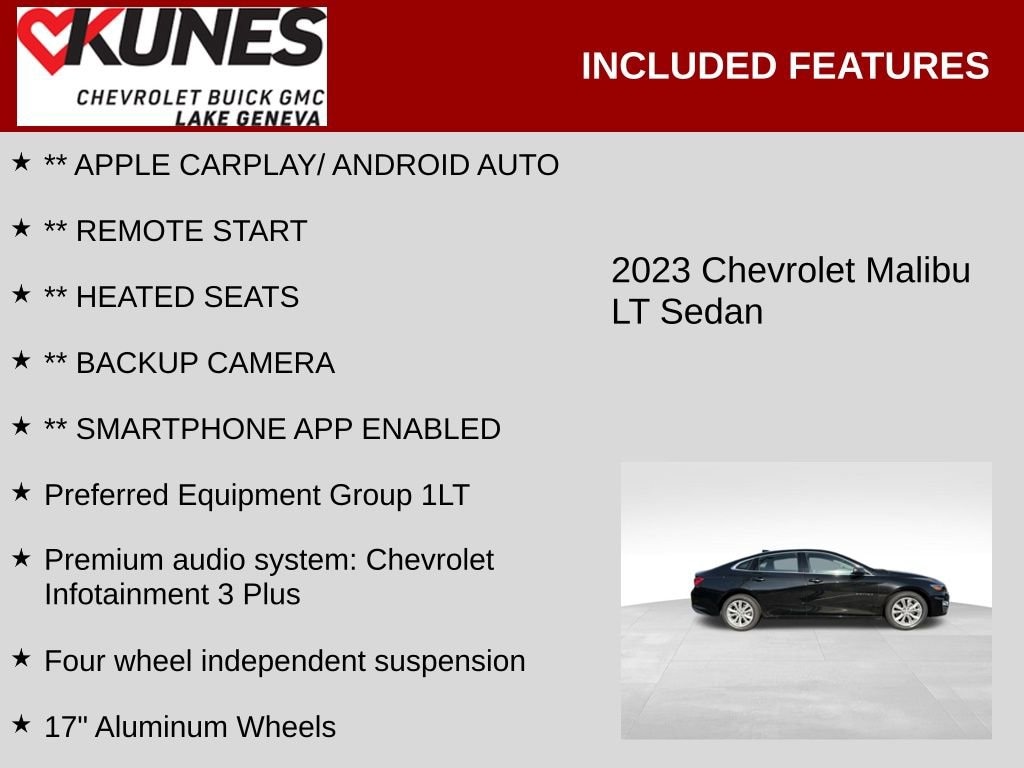 Used 2023 Chevrolet Malibu LT Car