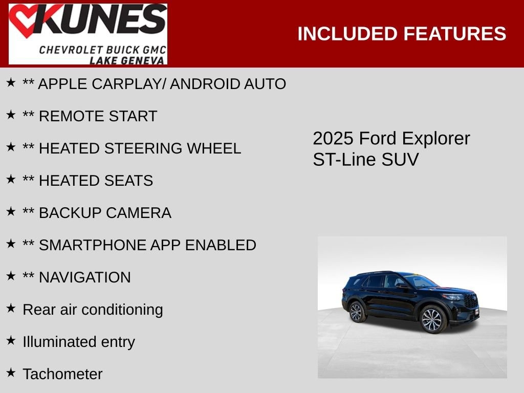 Used 2025 Ford Explorer ST-Line