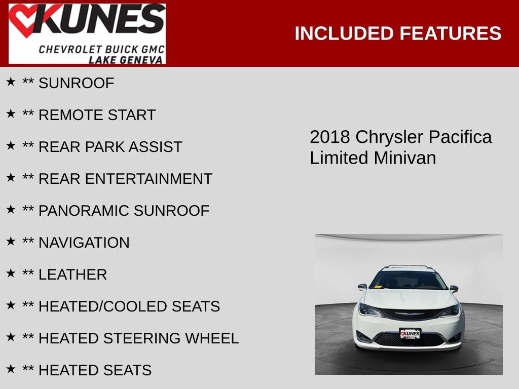 Used 2018 Chrysler Pacifica Limited