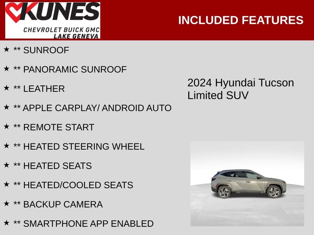 Used 2024 Hyundai Tucson Limited