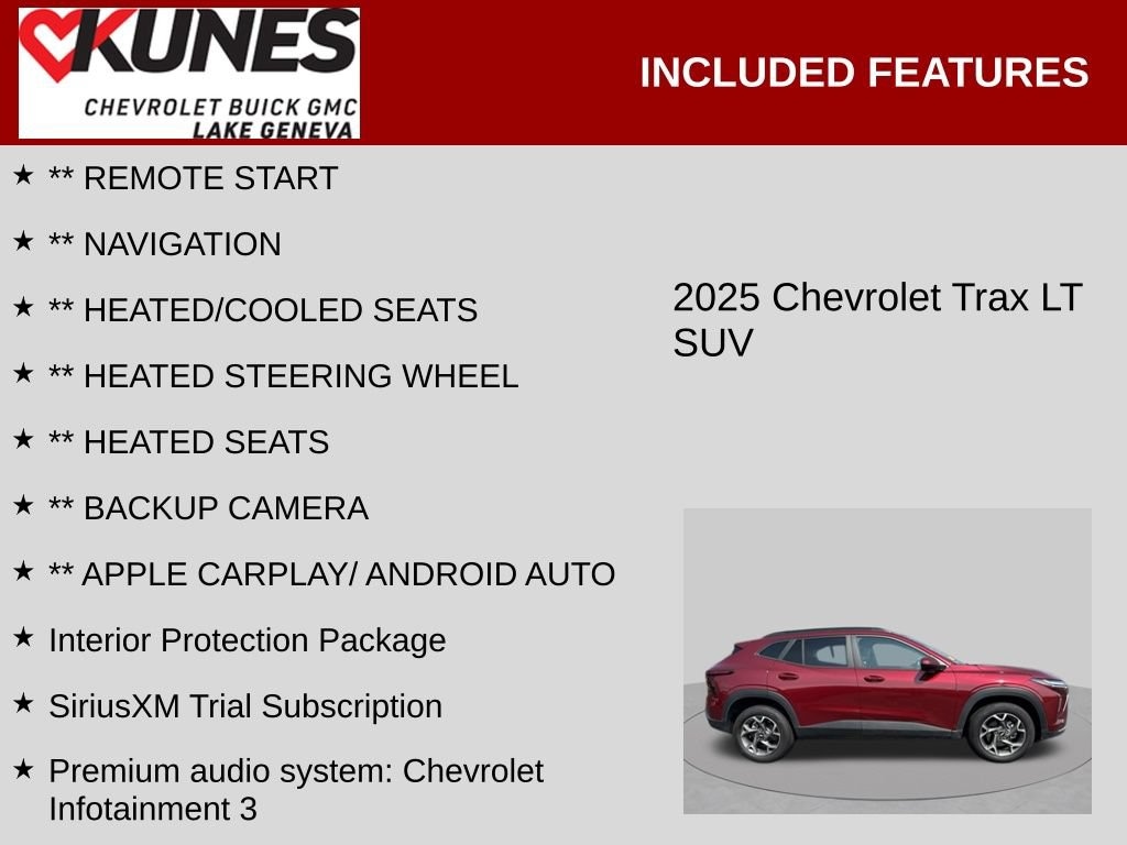 Used 2025 Chevrolet Trax LT SUV