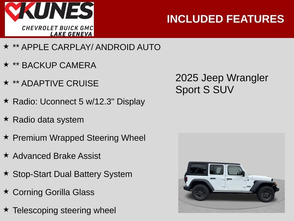 Used 2025 Jeep Wrangler Sport S
