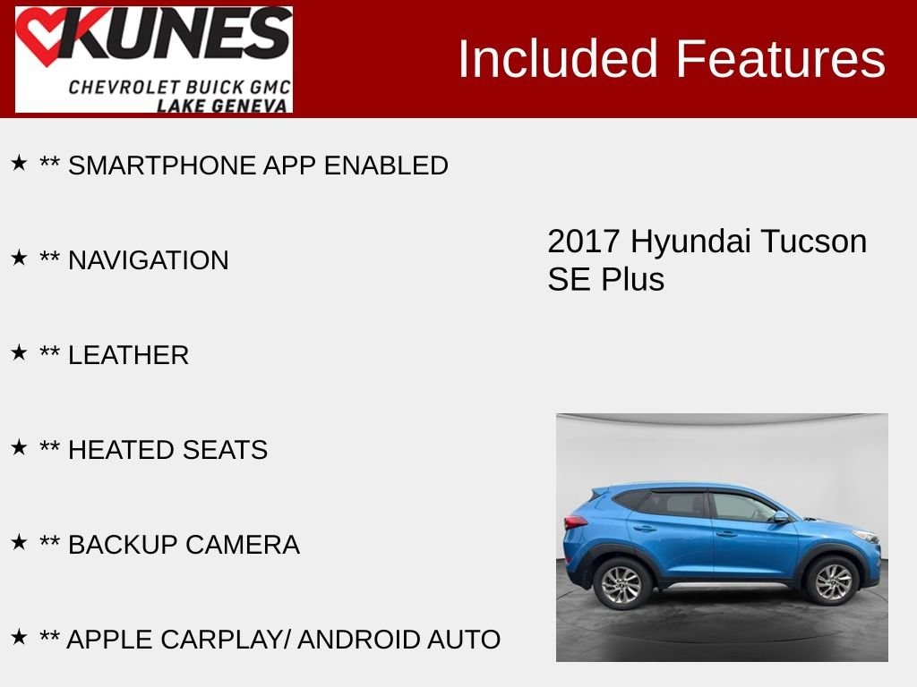 Used 2017 Hyundai Tucson SE Plus