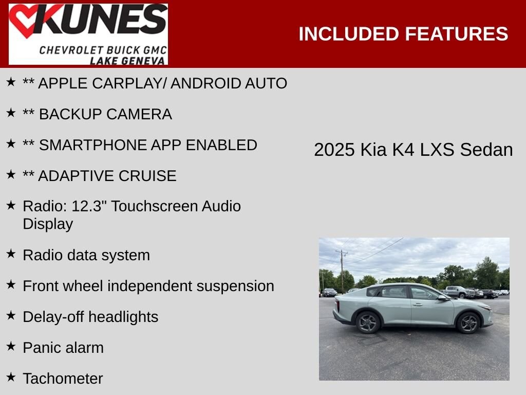 Used 2025 Kia K4 LXS