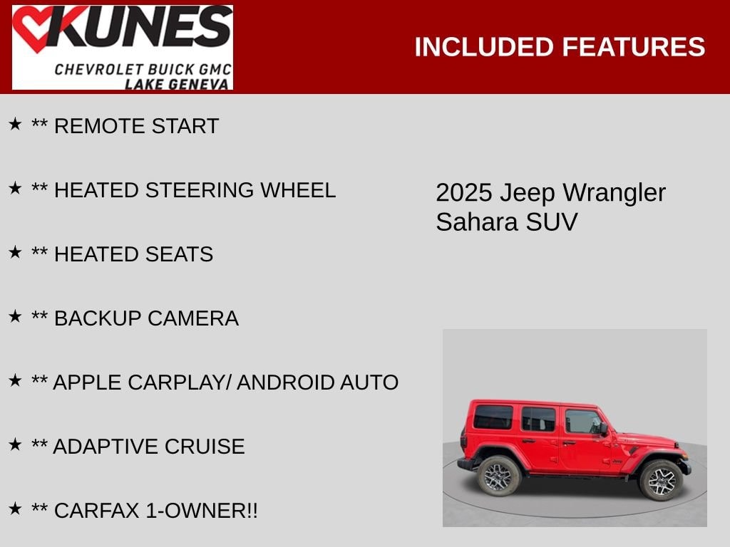 Used 2025 Jeep Wrangler Sahara