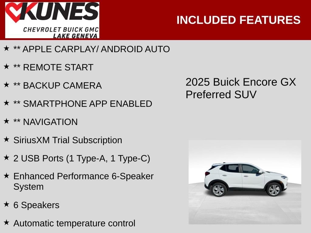Used 2025 Buick Encore GX Preferred SUV