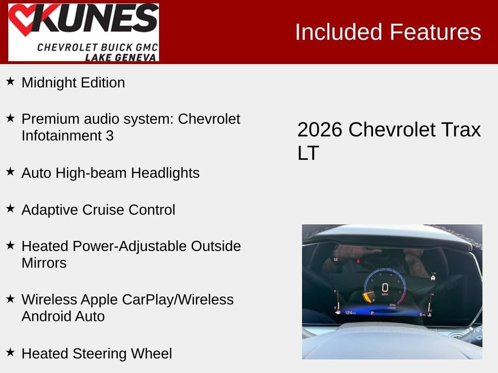 New 2026 Chevrolet Trax LT SUV