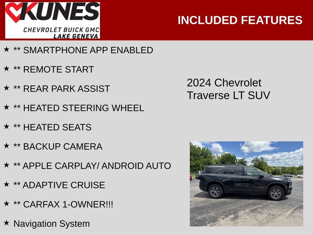 Used 2024 Chevrolet Traverse LT SUV