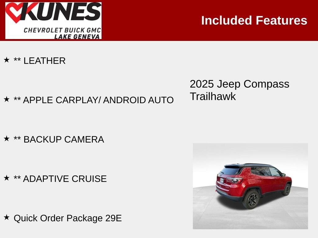 Used 2025 Jeep Compass Trailhawk