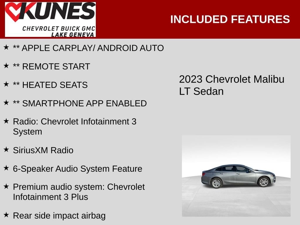 Used 2023 Chevrolet Malibu LT Car