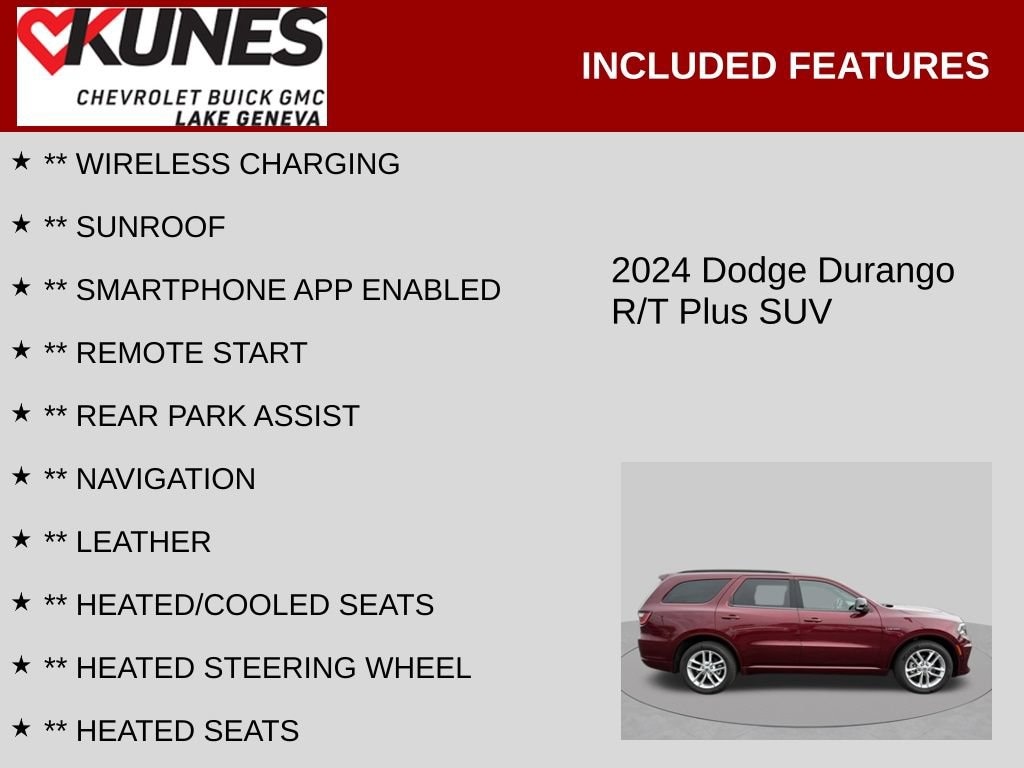 Used 2024 Dodge Durango R/T Plus