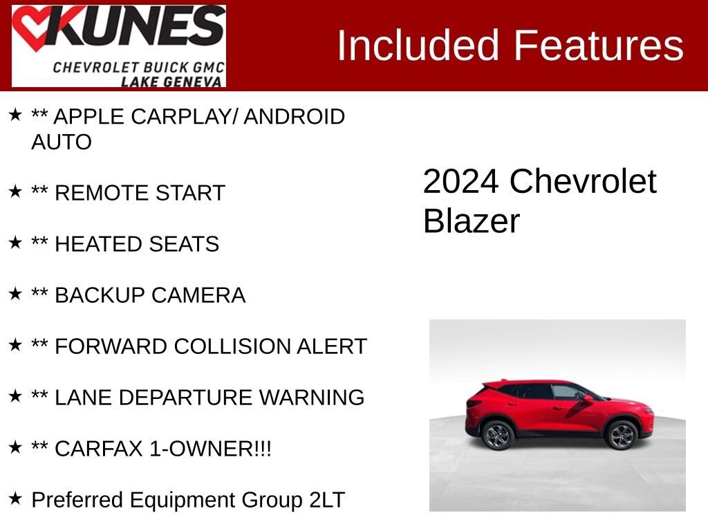 Used 2024 Chevrolet Blazer 2LT SUV