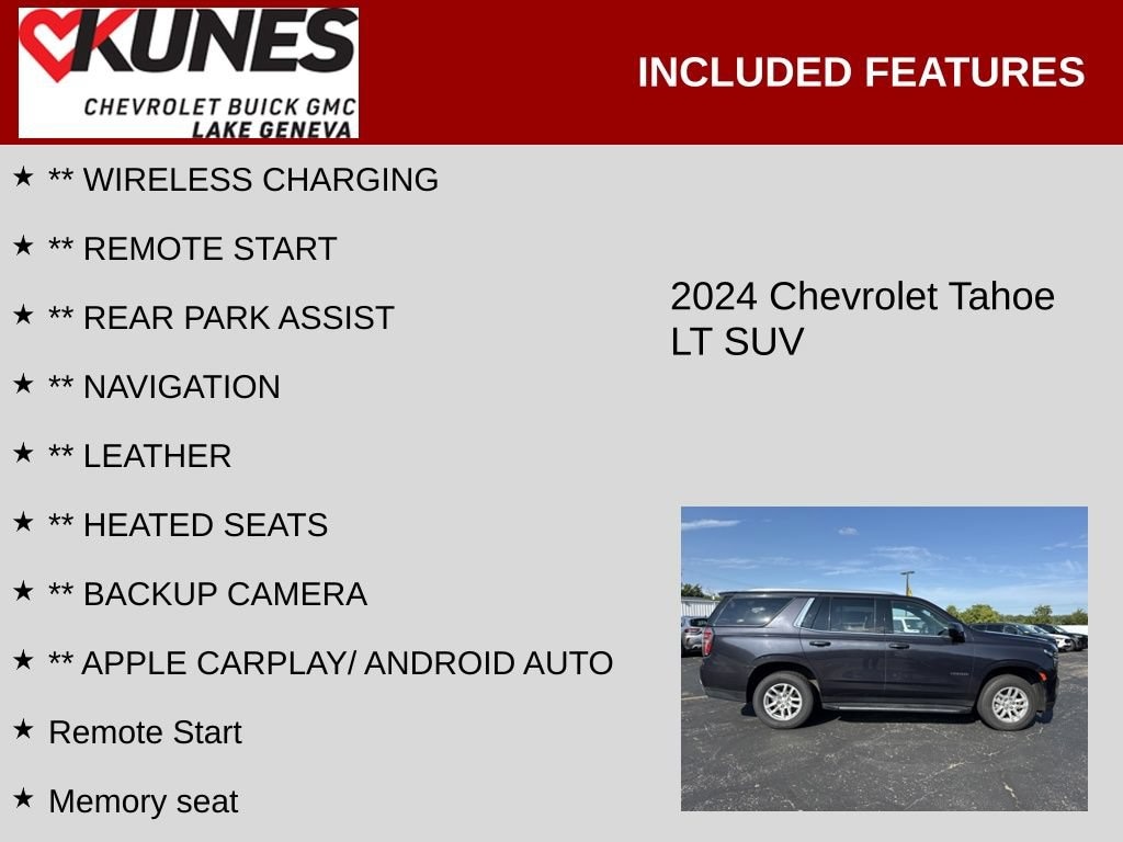 Used 2024 Chevrolet Tahoe LT SUV