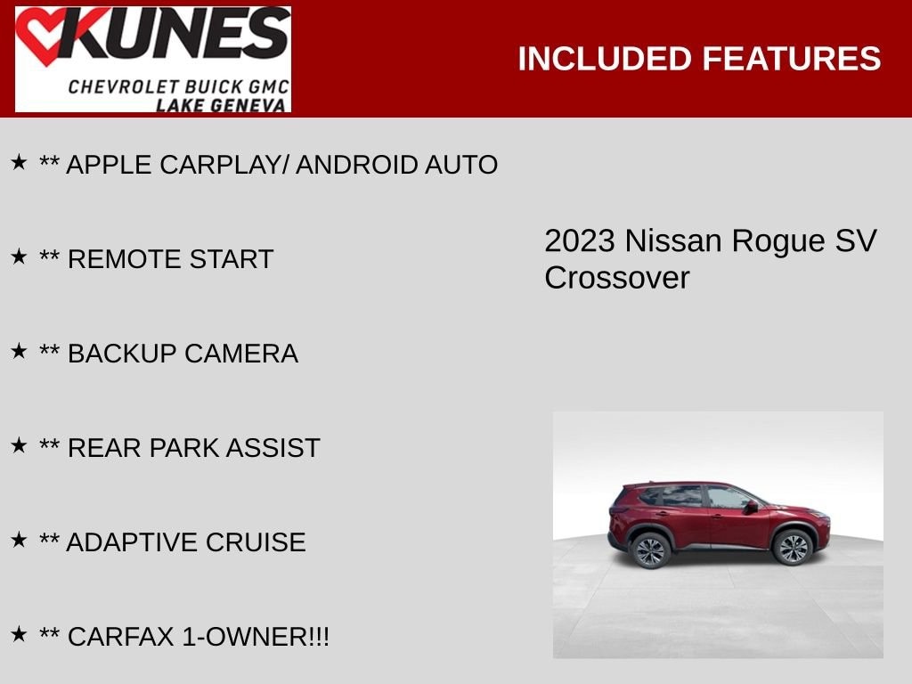 Used 2023 Nissan Rogue SV