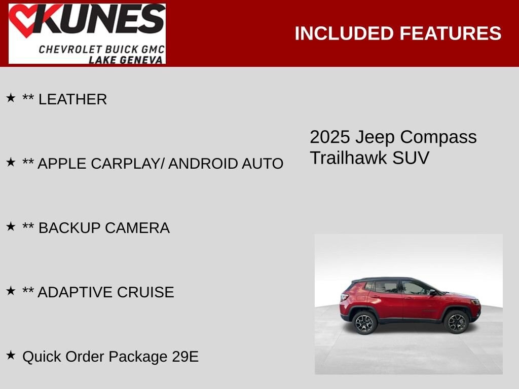 Used 2025 Jeep Compass Trailhawk