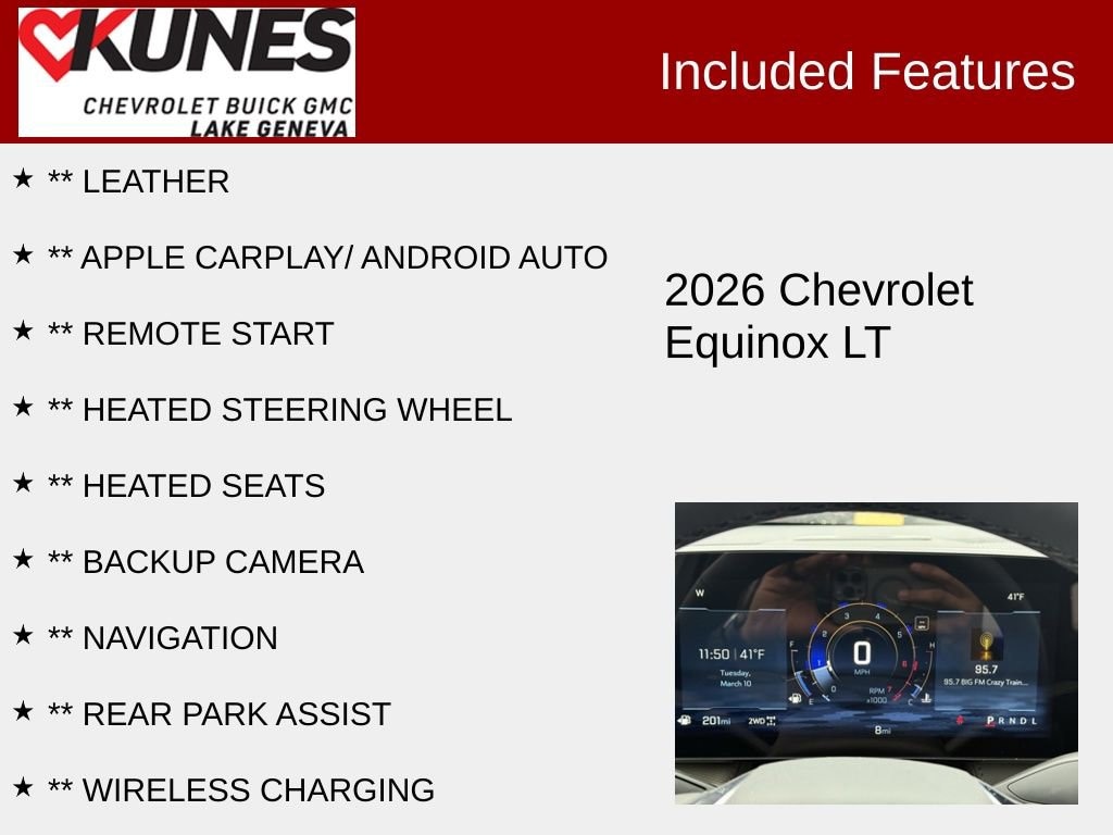 New 2026 Chevrolet Equinox LT SUV