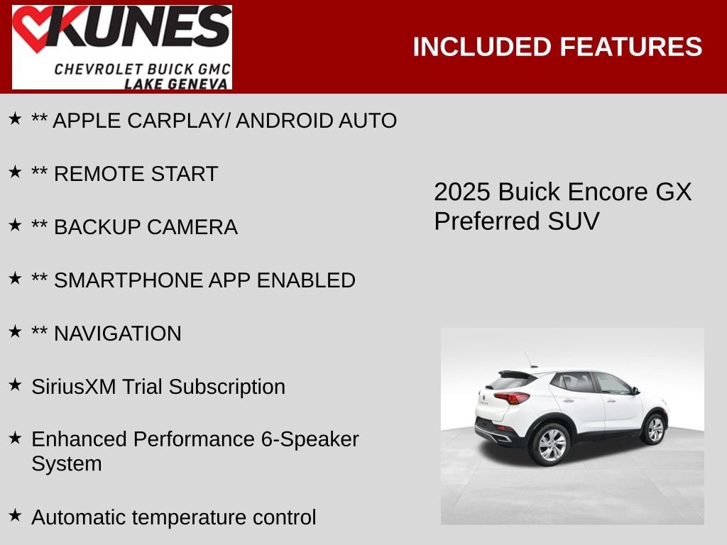 Used 2025 Buick Encore GX Preferred SUV