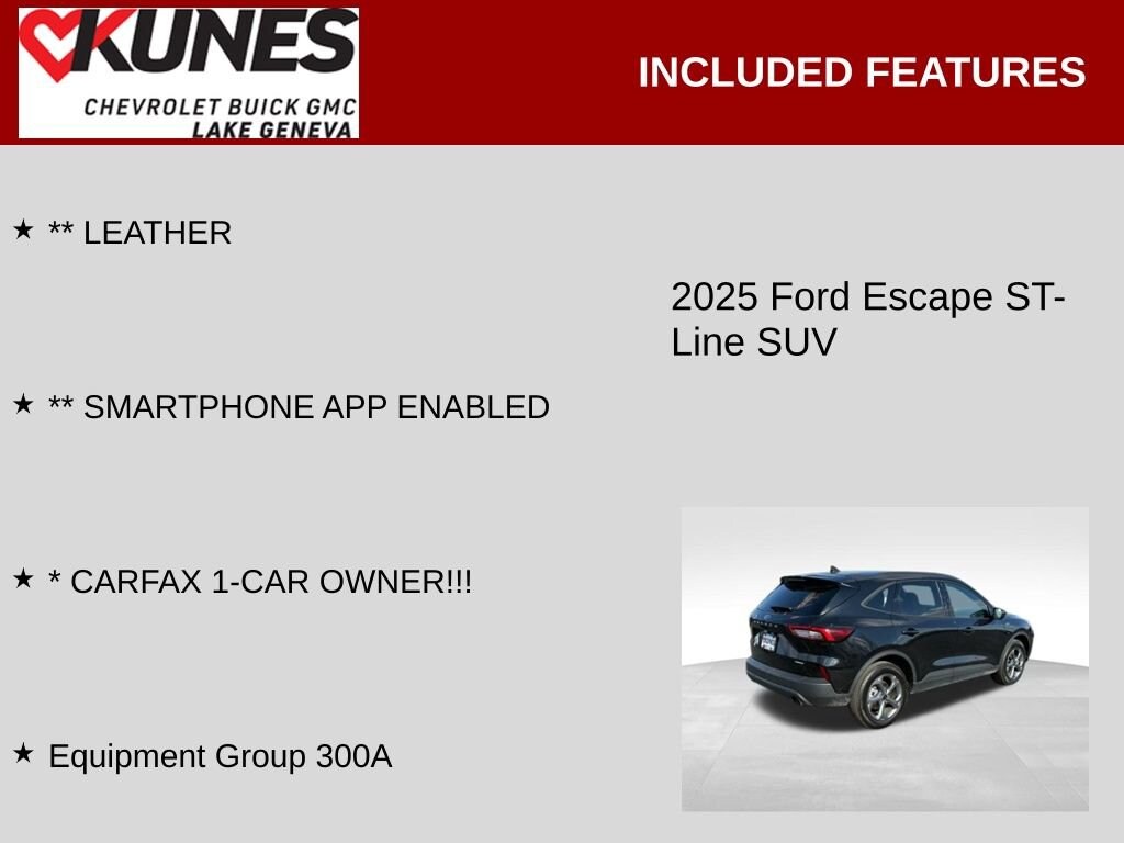 Used 2025 Ford Escape ST-Line