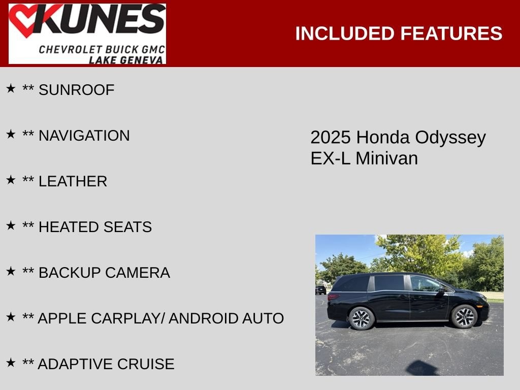 Used 2025 Honda Odyssey EX-L