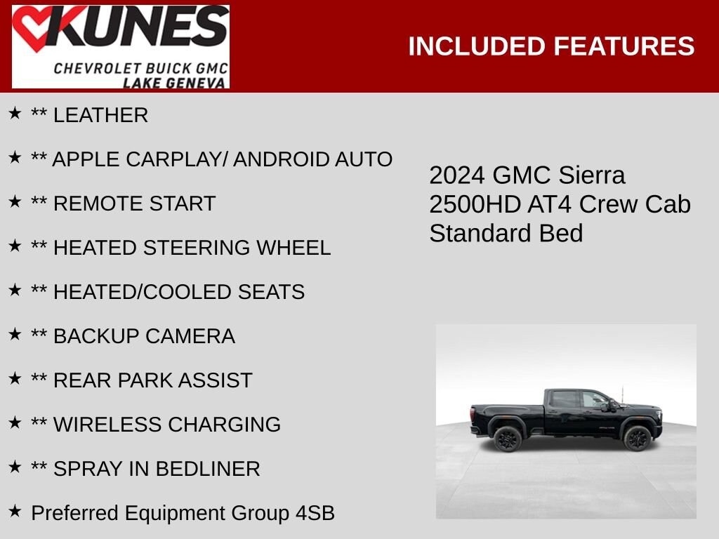Used 2024 GMC Sierra 2500 HD AT4 Truck