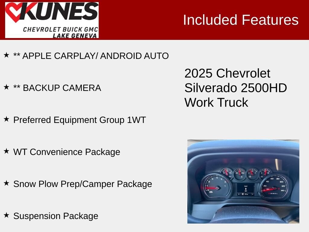 New 2025 Chevrolet Silverado 2500 HD WT Truck