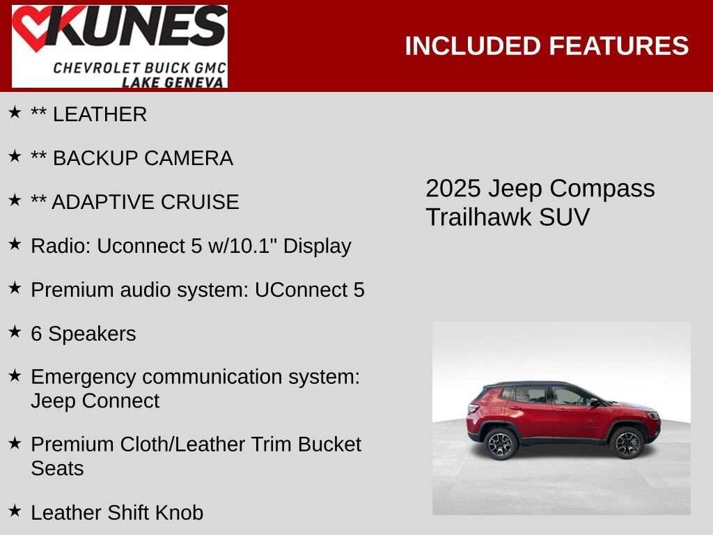 Used 2025 Jeep Compass Trailhawk