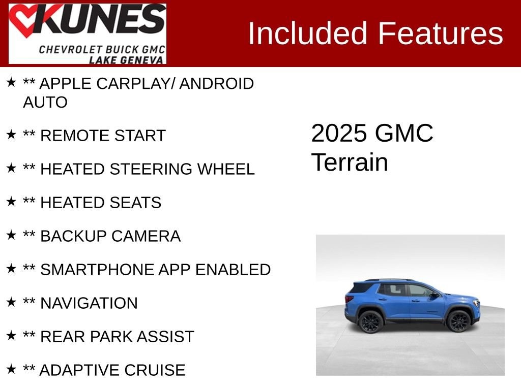 Used 2025 GMC Terrain Elevation SUV