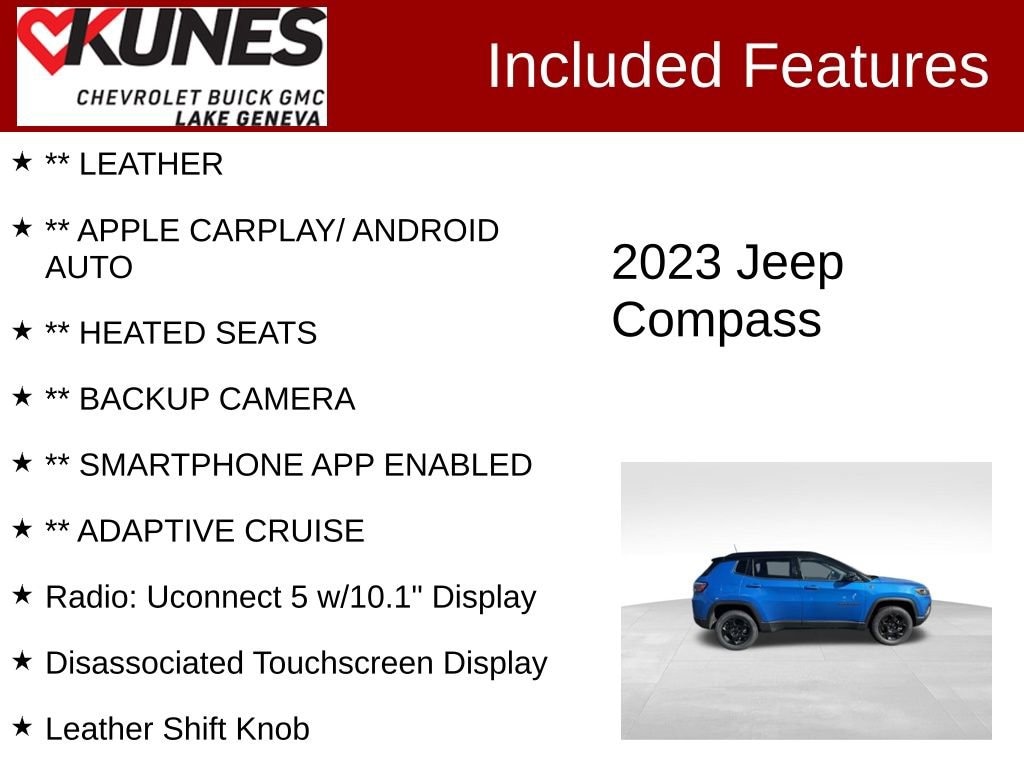 Used 2023 Jeep Compass Trailhawk