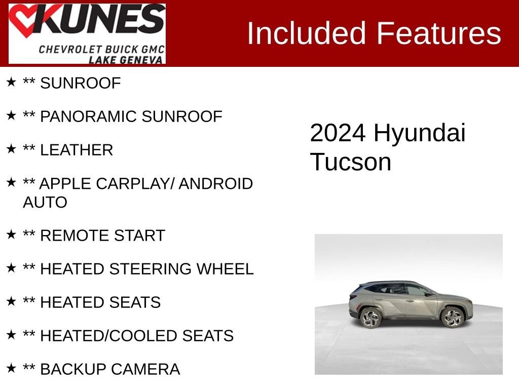 Used 2024 Hyundai Tucson Limited
