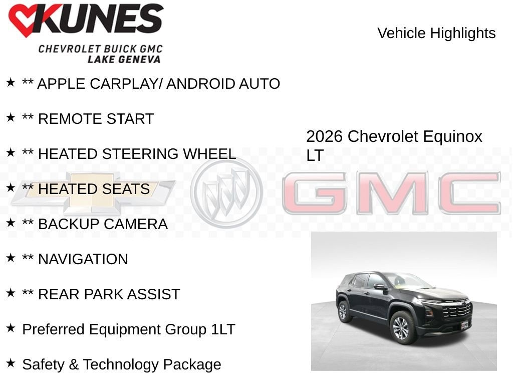 New 2026 Chevrolet Equinox LT SUV