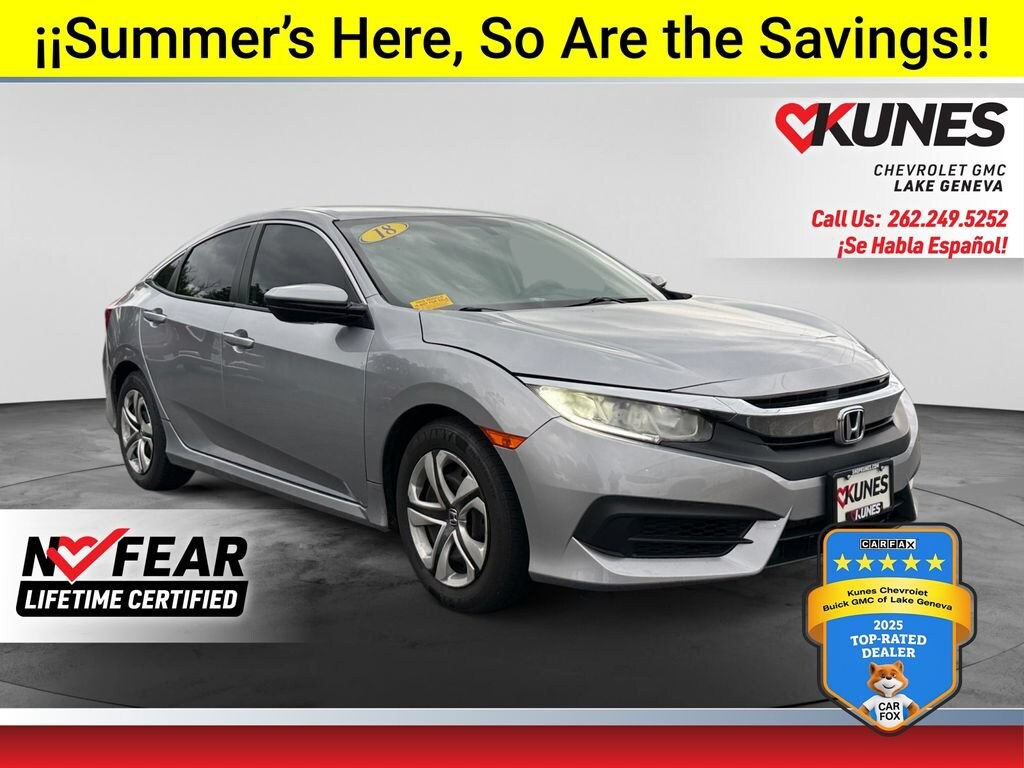 Used 2018 Honda Civic Sedan LX