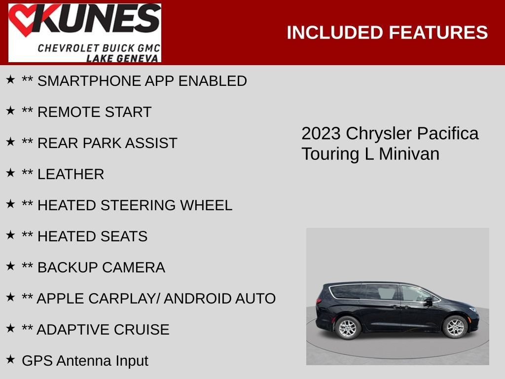 Used 2023 Chrysler Pacifica Touring L