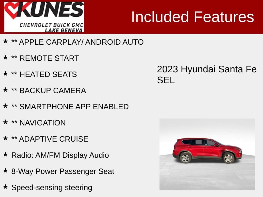 Used 2023 Hyundai Santa Fe SEL
